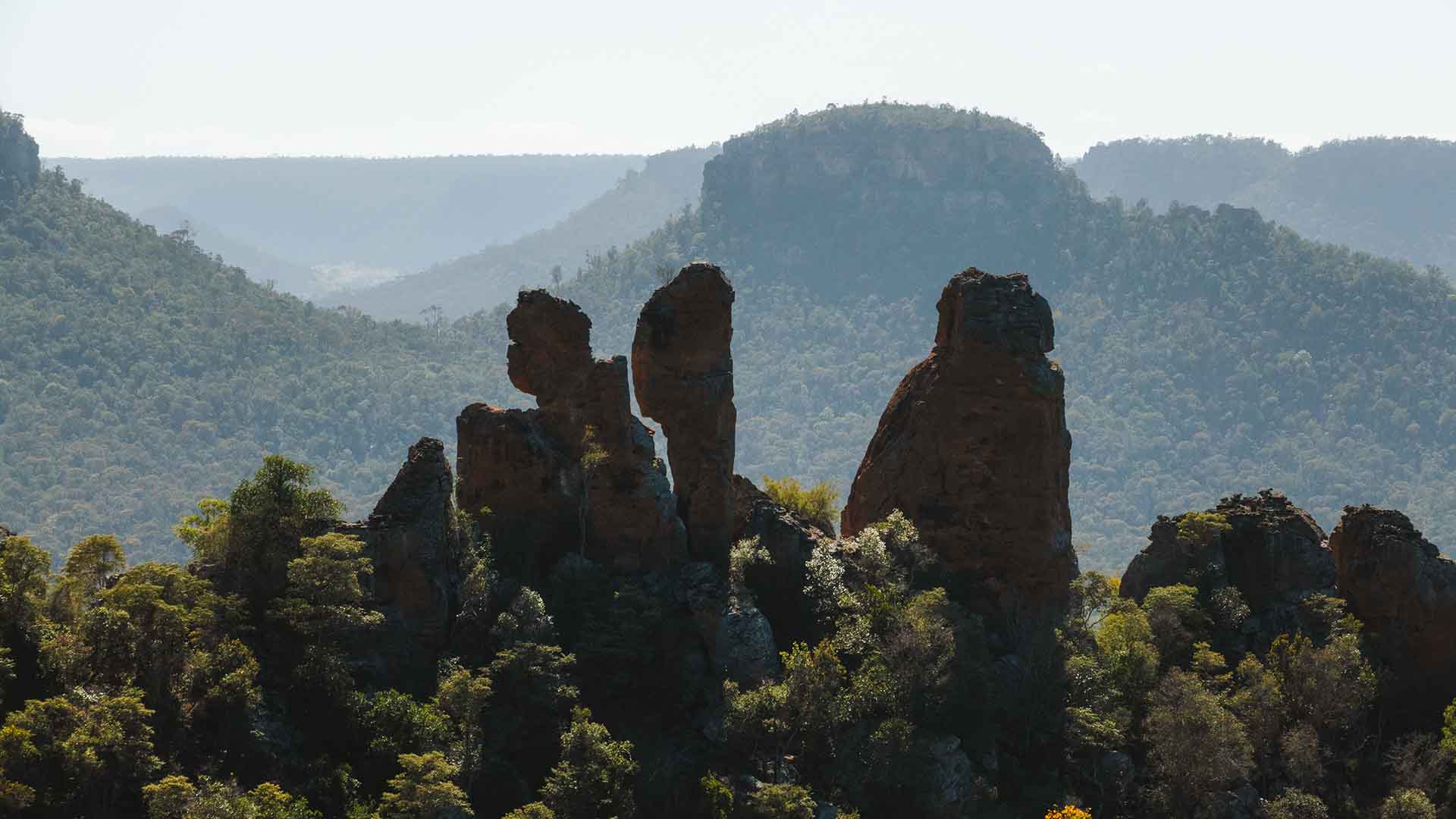 'Candlesticks' - Lonesome section of the Carnarvon Ranges