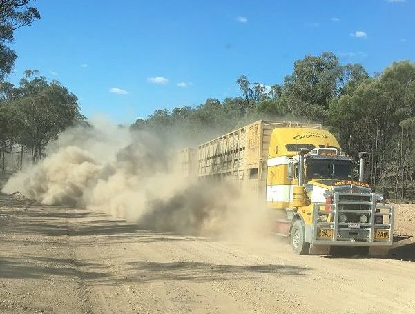 Driving on outback Queensland dirt roads